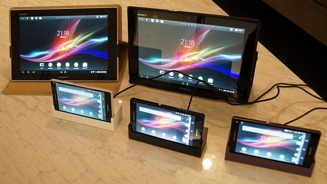 docomoから発表されたばかりのSONYのXperia ZとXperia Tablet Zを触りまくってきたぞ！
