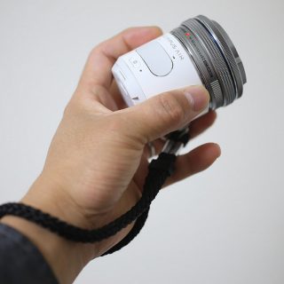 OLYMPUS AIR A01用にシンプルなハンドストラップを購入したぞ！