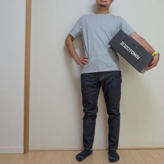 ZOZOスーツで測定して注文した「あなたサイズ」のTシャツとジーンズが届いたので早速着てみたぞ！