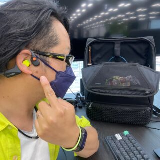 骨伝導イヤホンを使って通話をするなら「耳栓」があると雑音が気にならなくなるぞ！